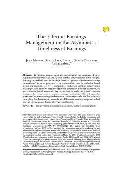 The Effect of Earnings Management on the Asymmetric