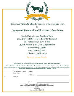 You can download the Invitation and Reservation Flyer here.