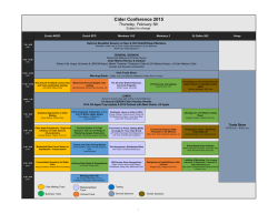 Cider Conference 2015