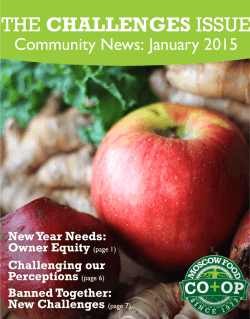 January 2015 - Moscow Food Co-op
