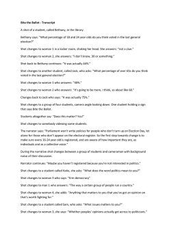 Bite the Ballot video transcription