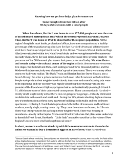 Knowing how we got here helps plan for tomorrow Some thoughts