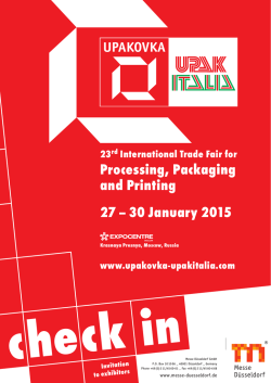 Check in brochure 2015 - Upakovka