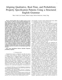 Aligning Qualitative, Real-Time, and Probabilistic Property