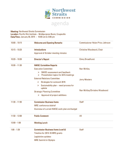 agenda - Northwest Straits Marine Conservation Initiative