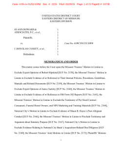 Motion in Limine - Death Care Compliance Law