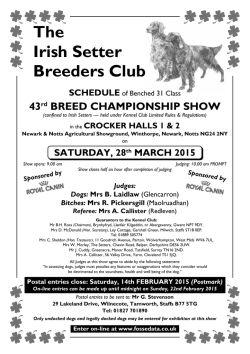 Schedule - Fosse Data