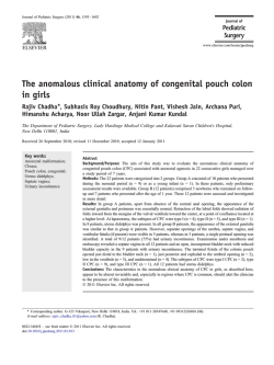 The anomalous clinical anatomy of congenital