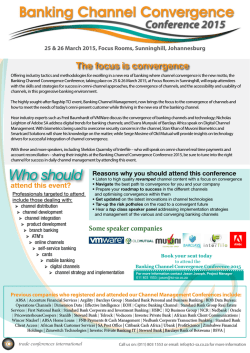 Brand Equity - Financial Conferences