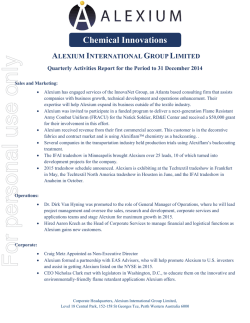 For personal use only - Australian Securities Exchange