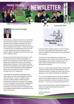 NL 21 - 2014 - Parade College