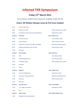 Infected TKR Symposium