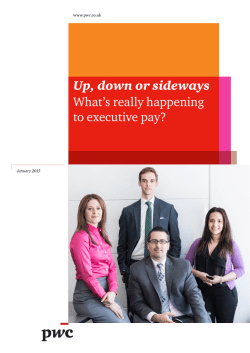 Executive pay up down or sideways - Jan 2015