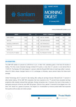 US EQUITIES - Sanlam Private Wealth