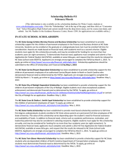 Scholarship Bulletin #11