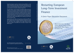 RELTIF Green Paper - Centre for Economic Policy Research