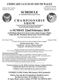 SCHEDULE - EJC Print