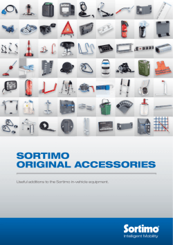 SORTIMO ORIGINAL ACCESSORIES