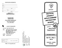 Tactical Assault Rifle Carbine Instructor School - ncpi