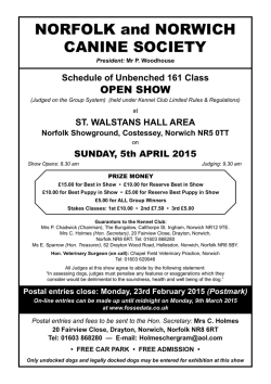 Schedule - Fosse Data