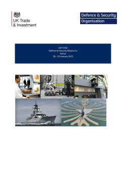 Defence and Security Mission List of exhibitors