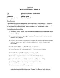 Real Estate and Financial Services Director