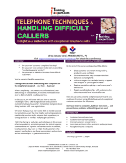 28-29 January 2015| ARMADA HOTEL, PJ