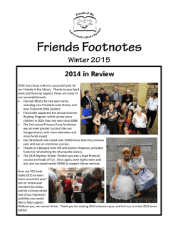 2014 in Review - the Hall County Library System
