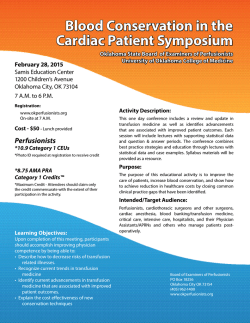 Brochure - Perfusionists