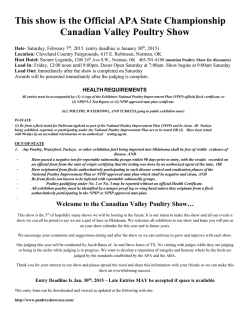 PDF Version - Canadian Valley Poultry Show