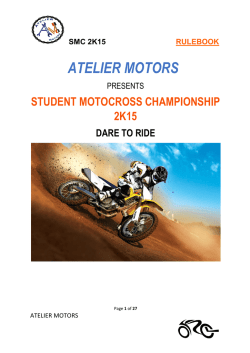 Rulebook - atelier motors