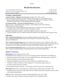 mahdi shahbakhti - Mechanical Engineering