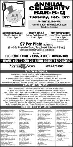 ANNUAL CELEBRITY BAR-B-Q