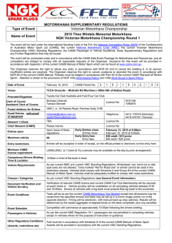 victorian motorkhana championship round 4