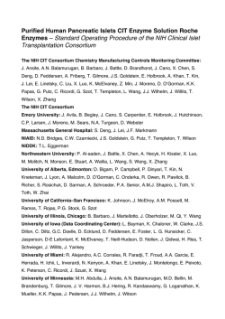SOP 3106, B14 v01 Roche Enzymes Solutions, May 2, 2011