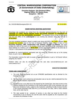 Central Warehousing Corporation