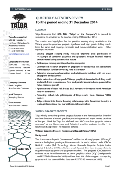 For personal use only - Australian Securities Exchange