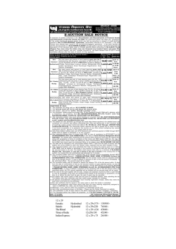 E-AUCTION SALE NOTICE - Punjab National Bank
