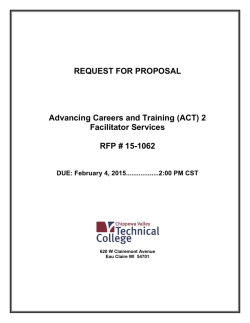 ACT - Chippewa Valley Technical College