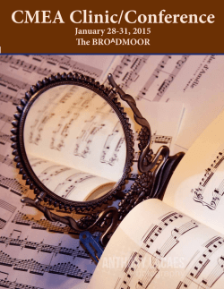 CMEA Clinic/Conference