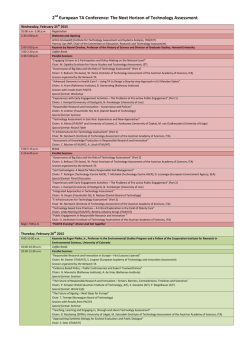 The Next Horizon of Technology Assessment