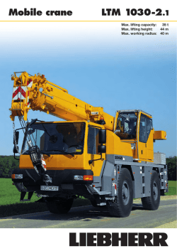 LTM 1030-2.1 Mobile crane