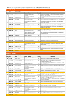 Time Table（PDF