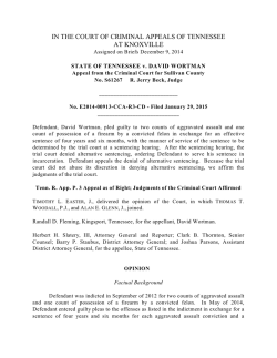 State of Tennessee v. David Wortman