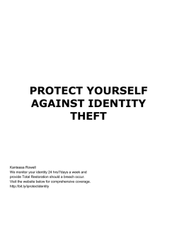Identity Theft Protection.Kanteasa