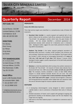 For personal use only - Australian Securities Exchange