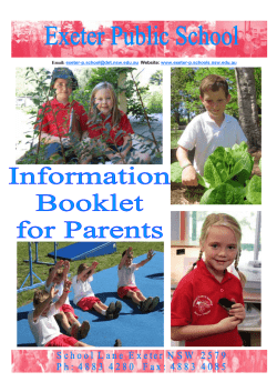 School Information Booklet