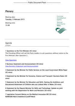 Papers for this meeting in a PDF pack PDF 221 KB