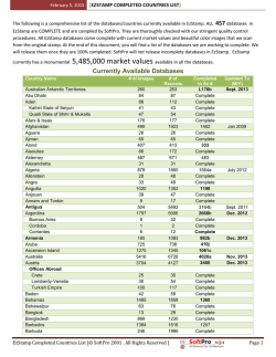 to see the list of Countries