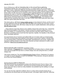 January 28, 2015 Kevin Williamson with an interesting